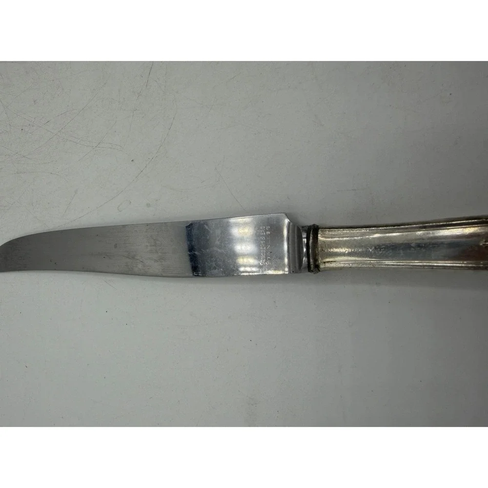 Vintage Silverplate Flatware Set INSICO Stainless Knives Mixed Lot
